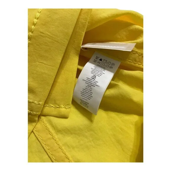 Michael Kors Yellow Lightweight Trench Coat Womens Size M NWT $295 MSRP - Picture 3 of 8